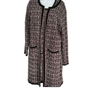 Eva Mendes for New York & Company Black and Red Knit dress and jacket